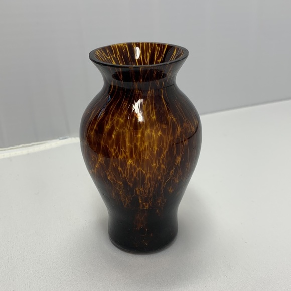Accents Vintage Blown Glass Small Bud Vase Color Brown Poshmark